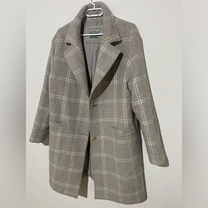 Women’s Levi Gray Plaid Coat